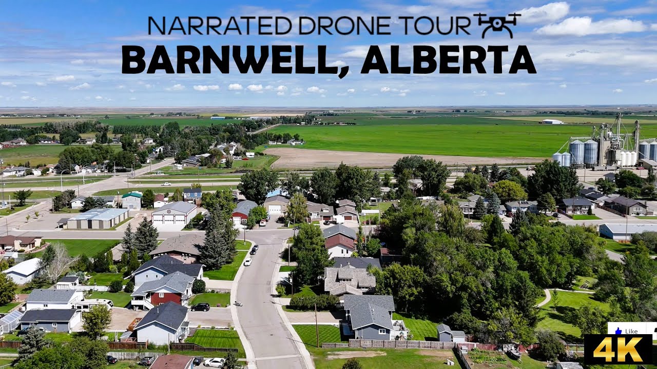 🌄 Barnwell, Alberta 🚁 4K Drone