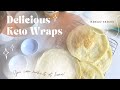 This secret ingredient replaces flour &amp; eggs! | Keto Wraps | #ketobread #glutenfree #easyketorecipes