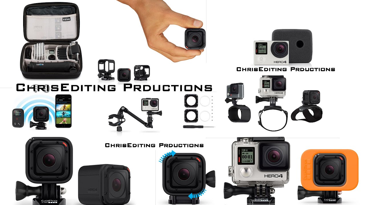 GoPro HERO4 他付属品あり New GoPro HERO4 Session, Mounts, and Accessories & Look Over
