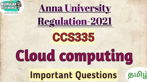 CCS335 Cloud computing important questions in tamil||Anna university regulation 2021.