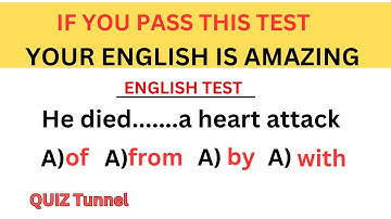 Mixed English Grammar Test  Only 1% Pass This Test Are you ready to test your English grammar