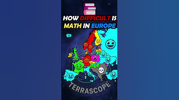 How HARD is Math in Europe? | #mapping #europe #maths #geography