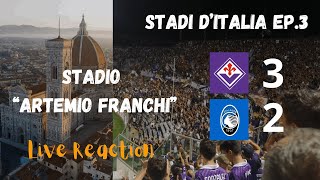 FIORENTINA - ATALANTA 3 - 2 Live Reaction Highlights (Voti tifoserie) #fiorentina #atalanta #seriea