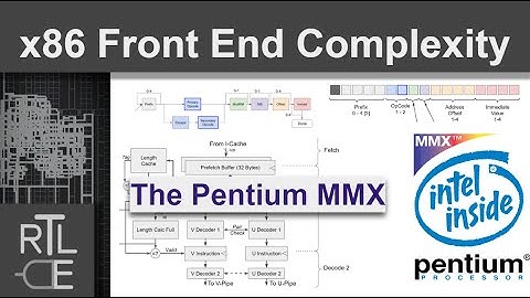 x86 Front End Complexity (Part 2 - Pentium MMX)