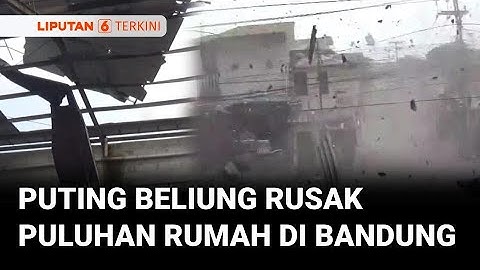 Puting Beliung Hantam Bojongsoang, Puluhan Atap Rumah Warga Beterbangan | Liputan 6