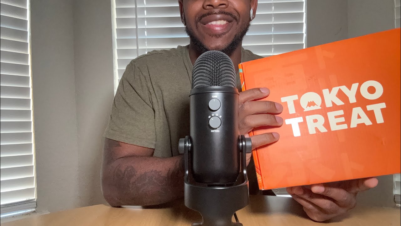 ASMR Tokyo Treat Unboxing! 🇯🇵🍡💤(Mouth Sounds + Tapping/Whispering) 