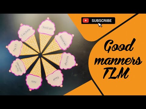 #flashcards || Good manners flash cards || Good manners tlm for kids / students @sumanart