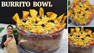 Vegetarian Burrito Bowl Recipe by Dietichen • बरीटो बाउल