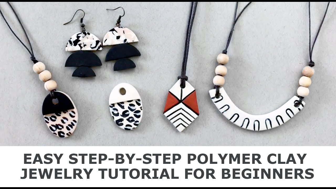 DIY Polymer Clay Jewelry, Online class & kit