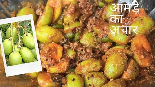 Amrar Achar Recipe | Amra Pickle | आमड़े का अचार इस तरह से बनाइए और पूरे साल भर खाइए |