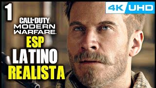 CALL OF DUTY Modern Warfare 2019  Campaña Completa Parte 1 | Español Latino | Realista Veterano 4K