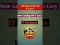 Job Opportunity for Freshers #jobs #freshers #dailyjobs #shorts #trending #viral