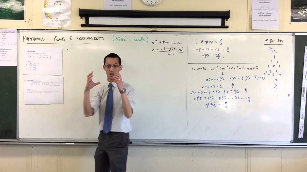 Polynomial Roots and Coefficients (3 of 5: Why are Viete's Results so profound?)