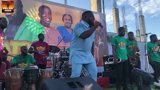 BROTHER FIRE Performs His New Song YABOYEYABOYE At PROPHET KOFI AMPONSAH'S 13TH Album Launching