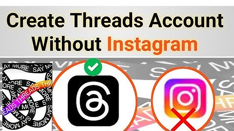 How to create threads account without Instagram | Threads an Instagram app account kaise banaye