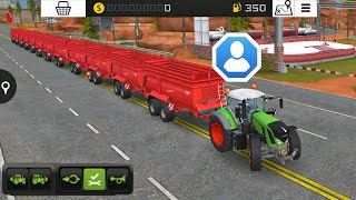 Gameplay di Fs 18 Transport Multiple Trolley | Timelapse di Farming Simulator 18 #fs18 screenshot 1