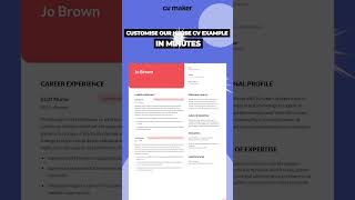 Nurse CV Example!