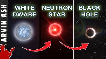 Hoe ontstaan ​​zwarte gaten, neutronensterren en witte dwergen?