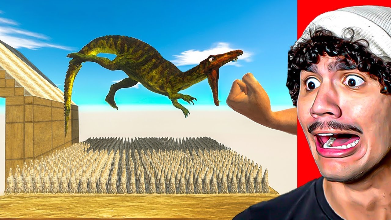 Alguém Consegue Passar Pelas Armadilhas e Pegar o Bebê Alienígena? - Animal Revolt Battle Simulator