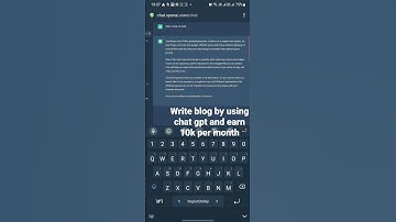 earn money by using chat gpt