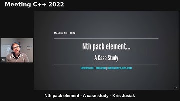 Nth pack element... - A case study - Kris Jusiak - Meeting C++ 2022