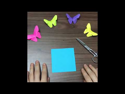 Video: Bir Kelebek Kağıttan Nasıl Kesilir