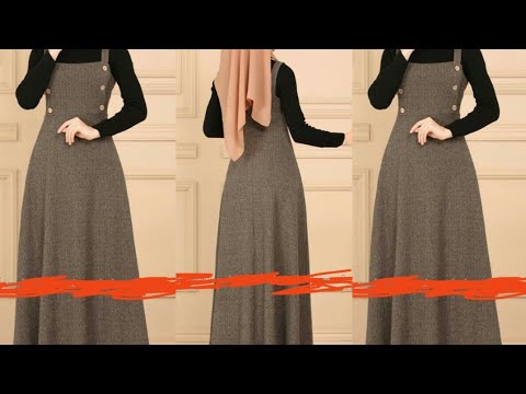 How To Make High Waist Suspender Dress DIY 