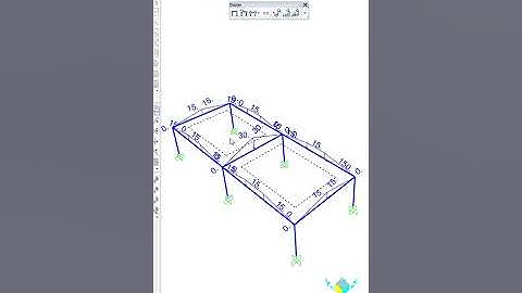 Two Way Load Distribution to Frame in SAP2000 #shorts