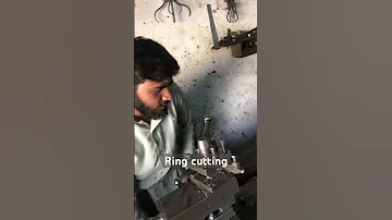 Ring Cutting On Kharad Mashine Ada Mianwali Welding Machine 