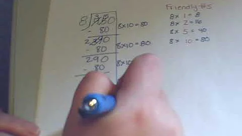 4th Grade enVision 5-6 Division friendly numbers, Partial Quotient