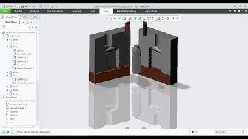 Creo Parametric Tutorial: Bottle Mold Design Using Multibody Technique