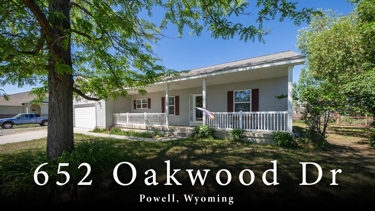 652 Oakwood Dr Home for Sale Powell WY YouTube