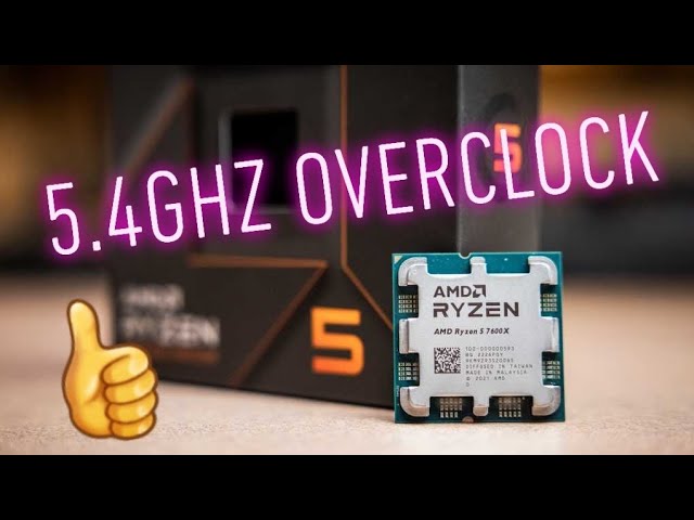 AMD Ryzen 5 7600X Review - 5.4GHz Easy! 