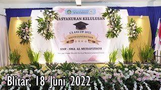 Tasyakuran Kelulusan Smp - Sma Al Muhafizhoh Cl Of 2022, Blitar 18 Juni 2022