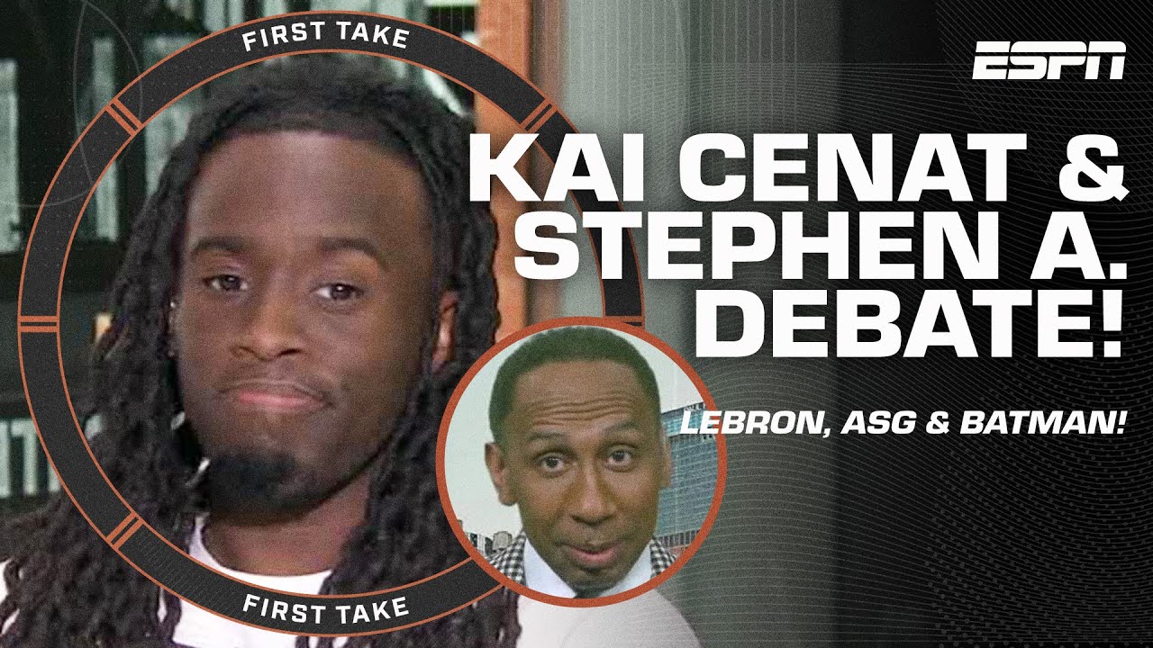 Kai Cenat joins First Take! 💯 LeBron GOAT debate, Kevin Hart comparison, Travis Hunter & more 🤣