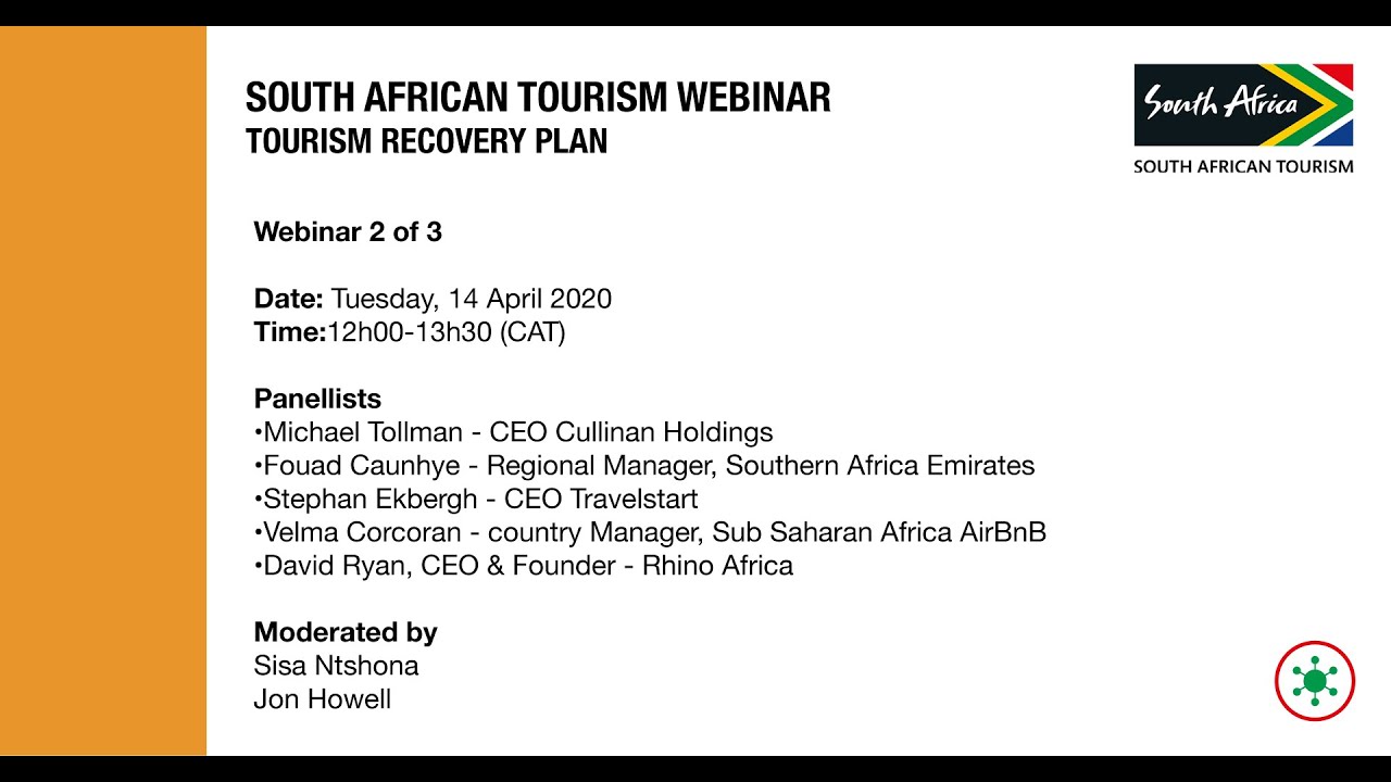 south africa tourism recovery plan