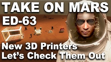 Take On Mars Editor 63 - New 3D printers