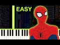 Marvels spiderman  easy piano tutorial