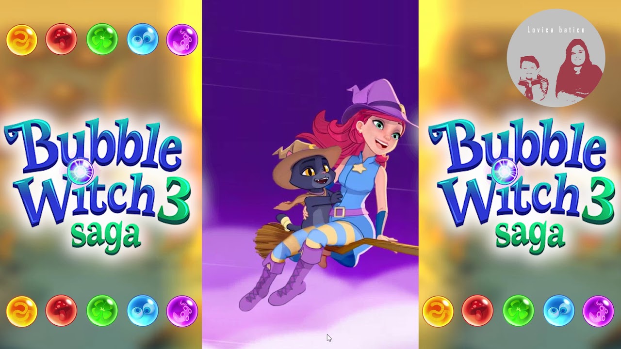 Bubble Witch Saga 3 - Level 1 - 10 Gameplay 