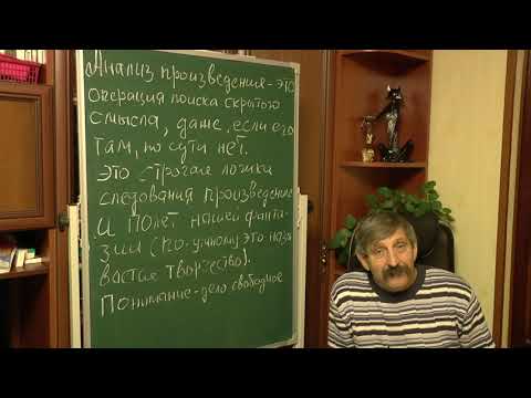 видео: Что есть анализ литературного произведения. Взгляд преподавателя. Занятие 1.