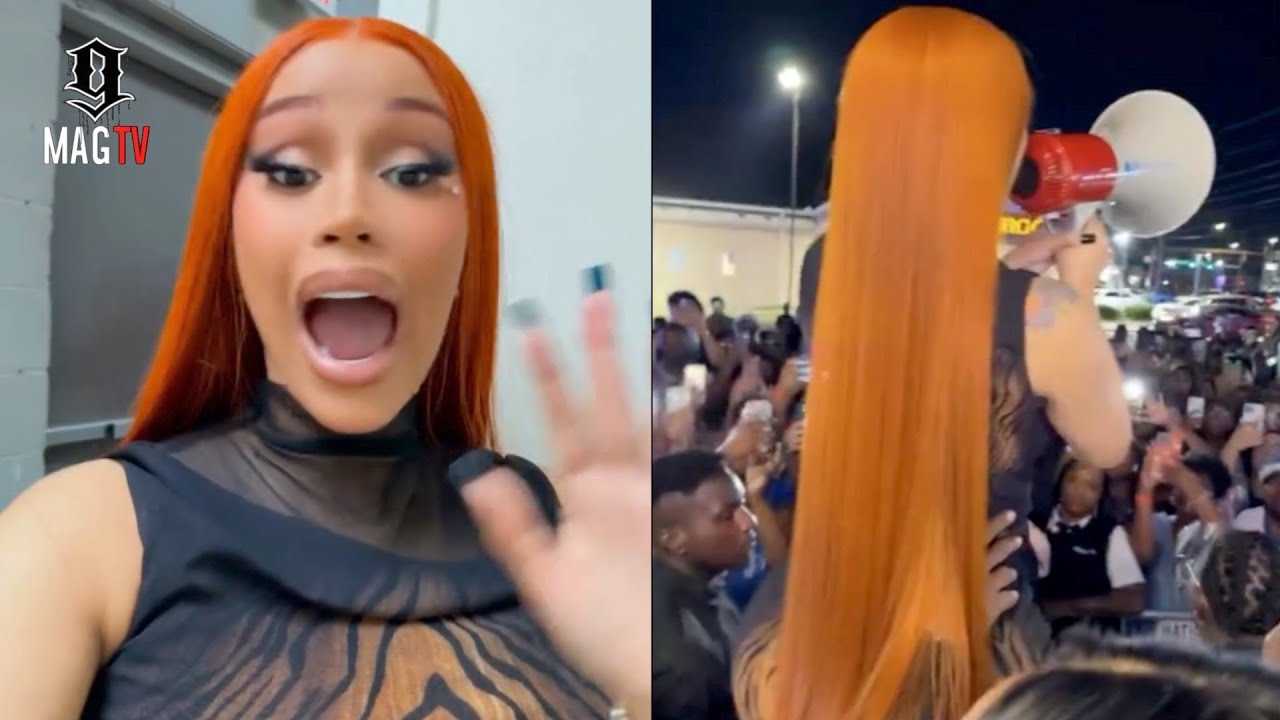 «Успокойся!» Карди Би обращается к толпе после того, как её Meet & Greet в Атланте чуть не закрыл...