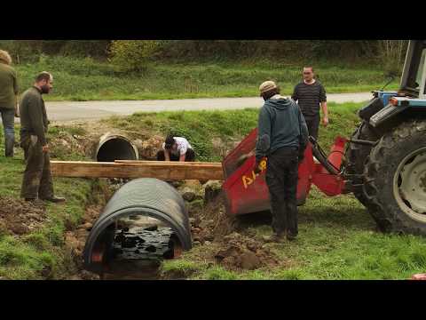 CEN RZH - Fiche Travaux N°1 - ponceau PEHD pour franchir un ruisseau