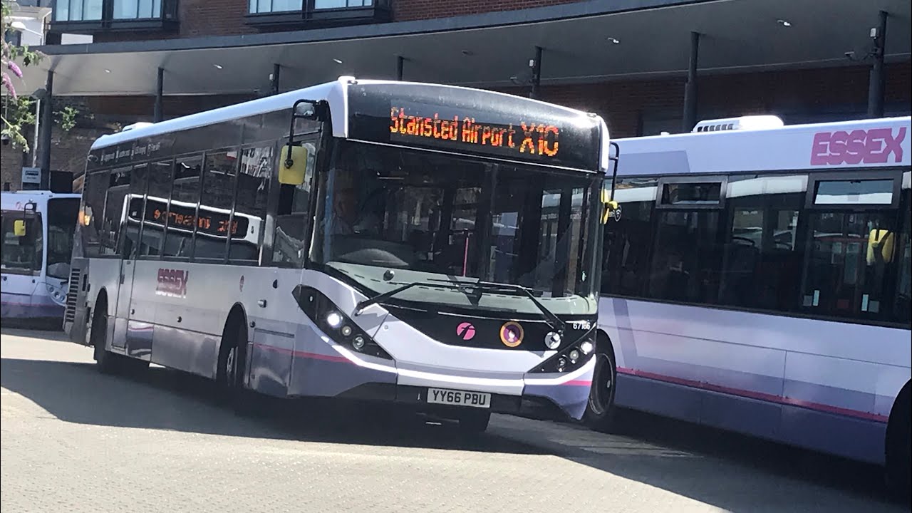 Route X10 First Essex Envirio 200 ADL MMC Bus From Runwell To Route X10 First Essex Envirio 200 ADL MMC Bus From Runwell To