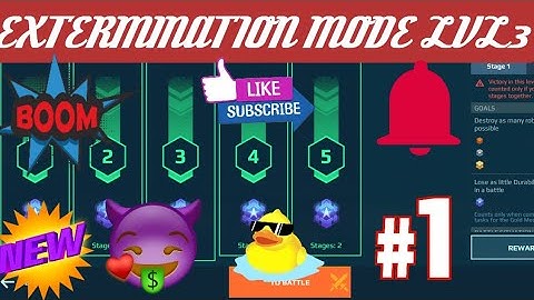 lvl 3 extermination mode complete walk through #warrobots #viral #gaming