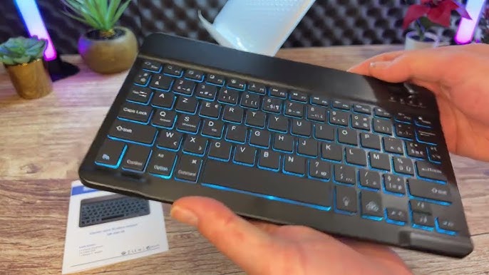 Clavier sans fil portable, clavier de tablette universel ultra fin