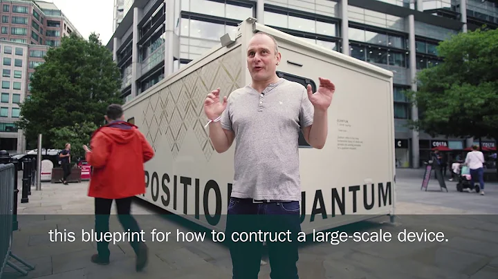 Walk-in quantum computer installation created by the University of Sussex