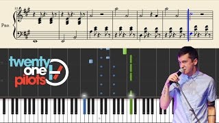 Video thumbnail of "twenty one pilots - The Pantaloon - Piano Tutorial + SHEETS"