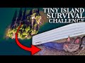 Tiny Island Survival Challenge | No Food, No Water, No Shelter Building Resources | Solo Survival