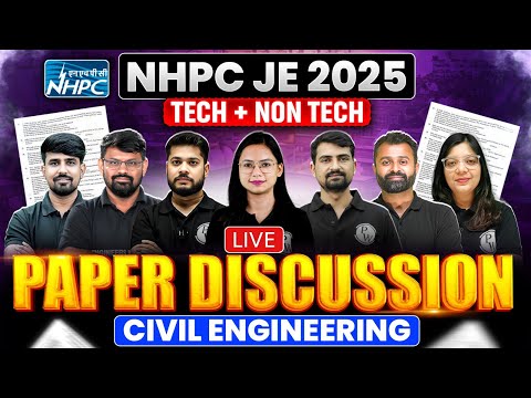 NHPC JE 2025 Civil Paper Analysis NHPC JE 2025 Complete Paper Solution Engineers Wallah NHPC JE 2025 Civil Paper Analysis NHPC JE 2025 Complete Paper Solution Engineers Wallah