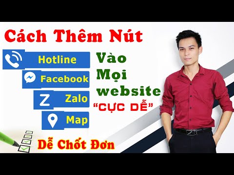 Video Hướng dẫn cài đặt nút gọi ngay, chát zalo, facebook,... - youtube
